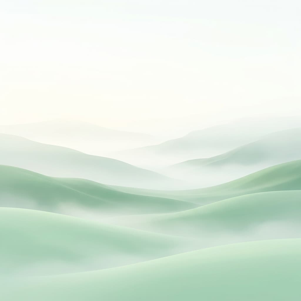 Misty emerald hills